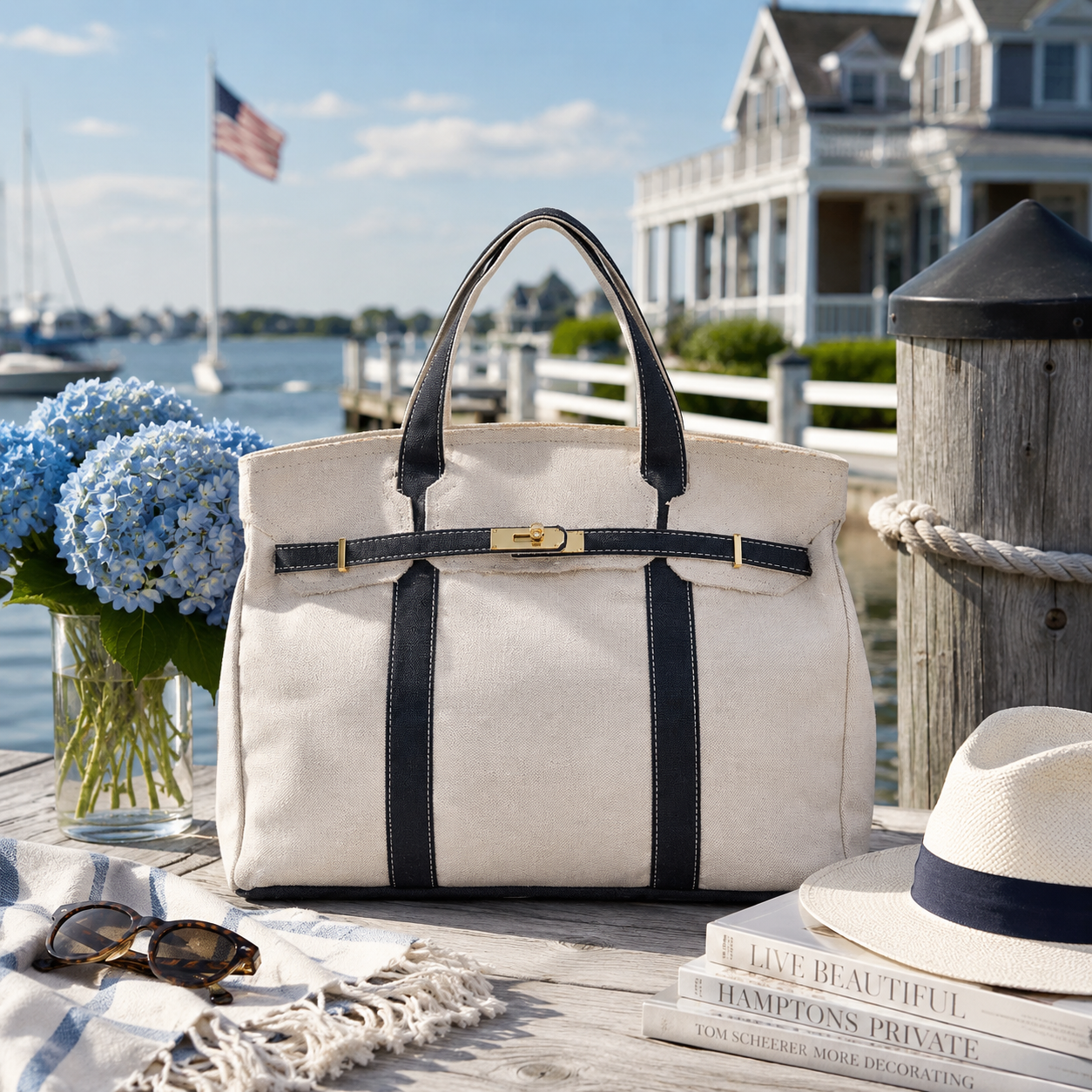 The Boatkin Structured Canvas Bag