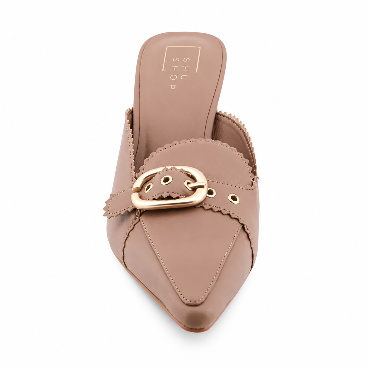 Shu Shop Natasha Pointed Toe Kitten Heel