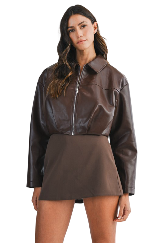 Apparel- Mable Solid High Waist Mini Skirt Skort