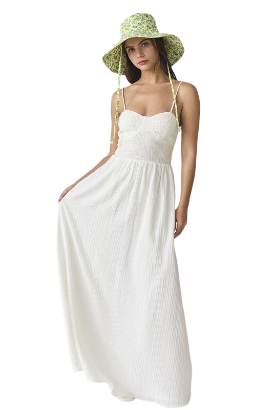 Apparel - Papermoon Kylie Smocked Maxi Dress
