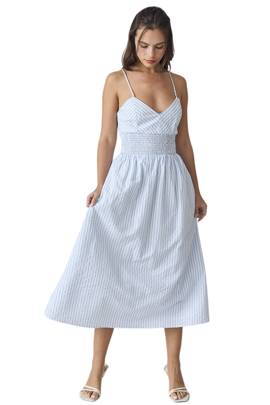 Apparel - Papermoon Candice Striped Midi Dress