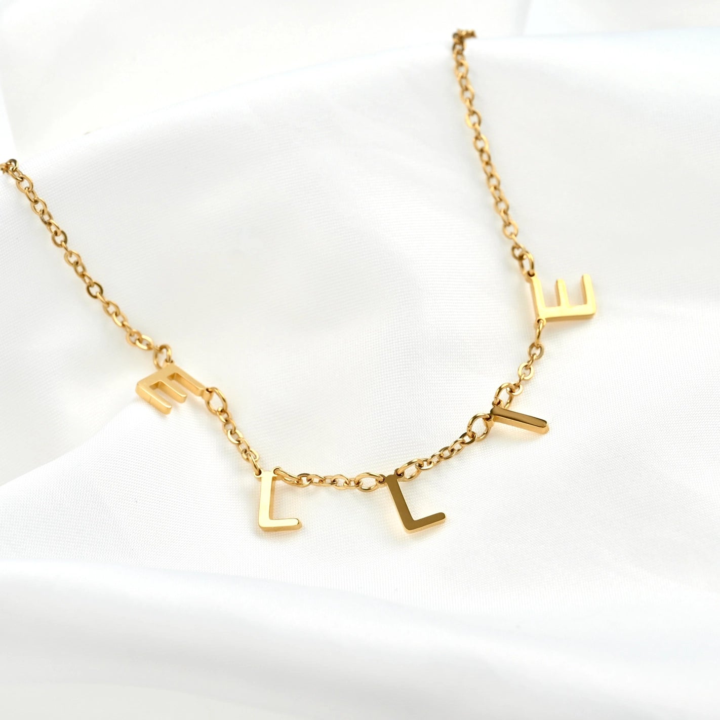 Necklaces- Custom Letter Pendant Initials Necklace