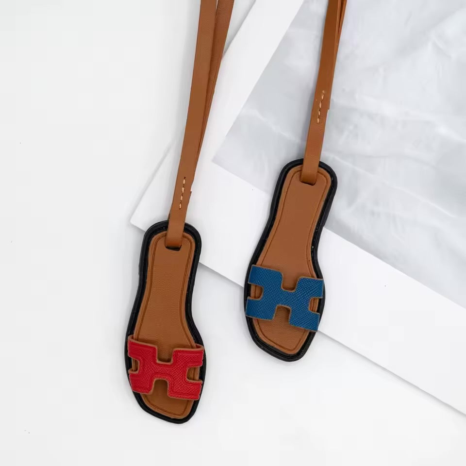 Handbags- M&E Bling Long H Sandal Purse Charm