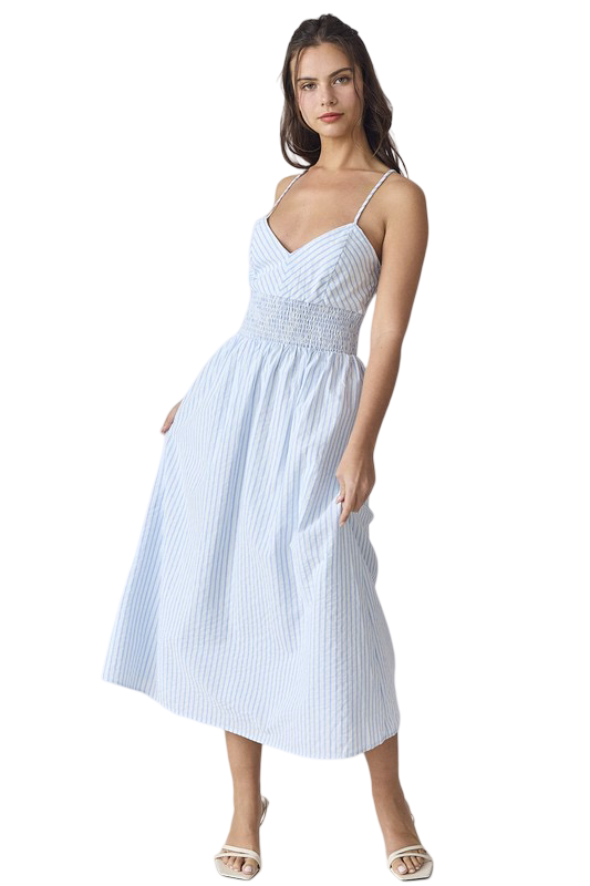 Apparel - Papermoon Candice Striped Midi Dress
