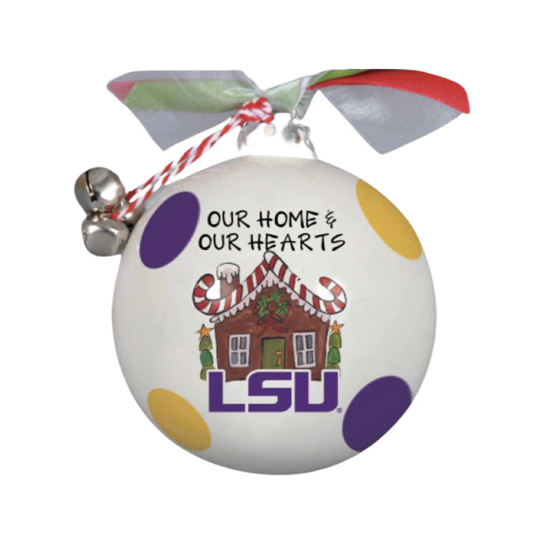 Ornaments- Magnolia Lane LSU GB House Ornament