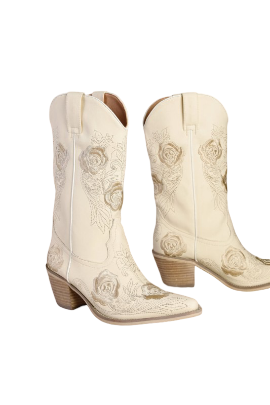 Boots- Mi.iM Callie Embroidered Mid Boot