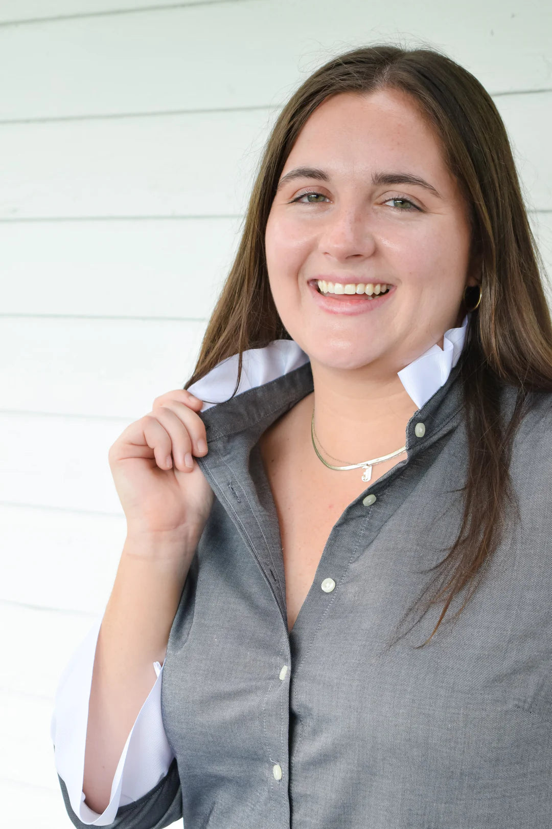 Apparel- Pearly Vines Scarlett Oxford Ribbon Trim 3/4 Sleeve- Black