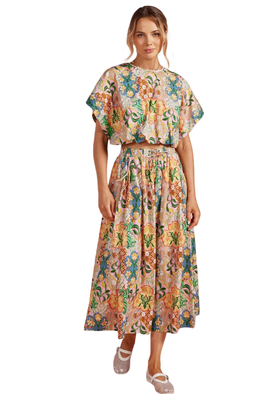 Strut and Bolt Multi Flower Printed Set
