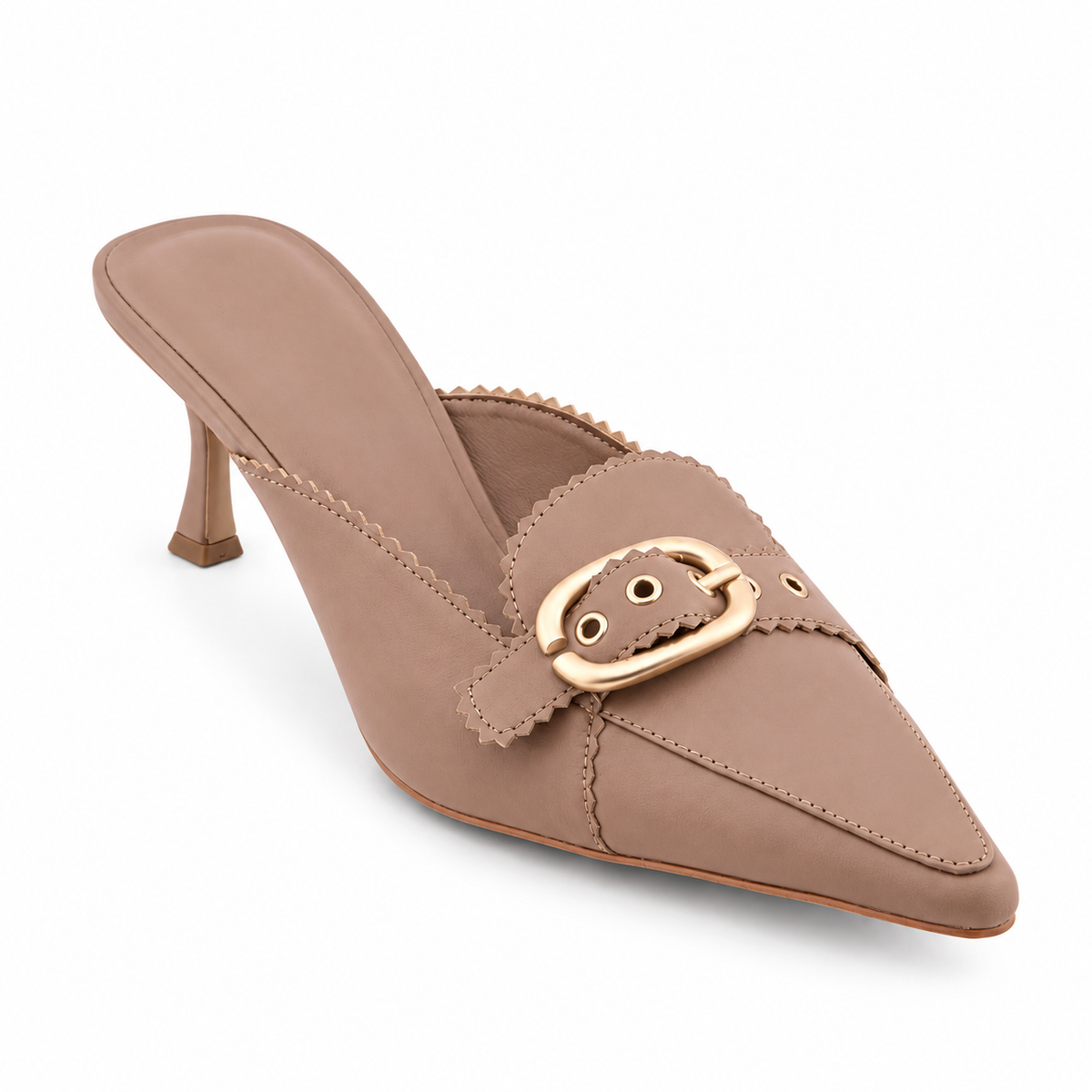 Shu Shop Natasha Pointed Toe Kitten Heel