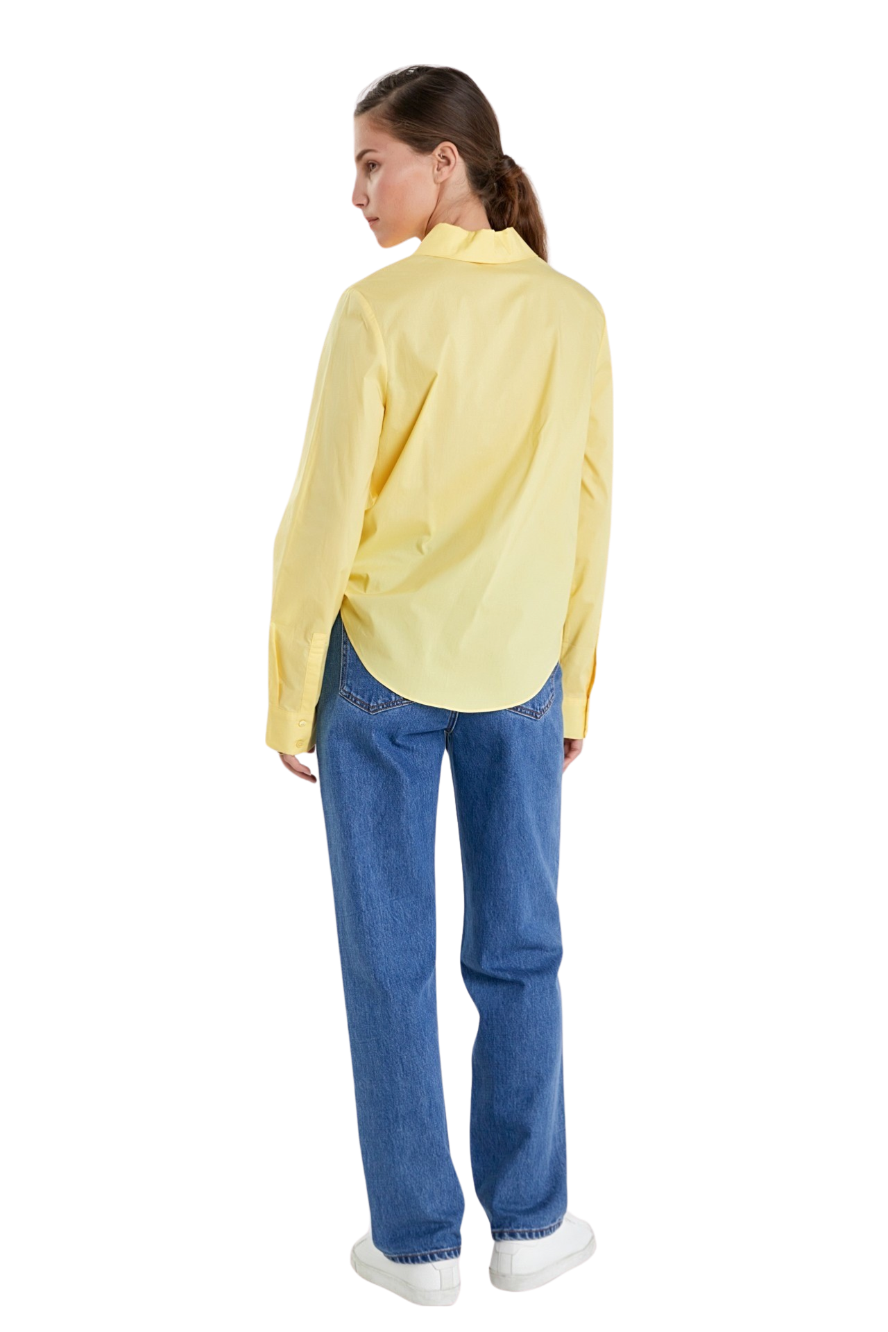 Apparel- English Factory Accent Collar Poplin Dress Shirt