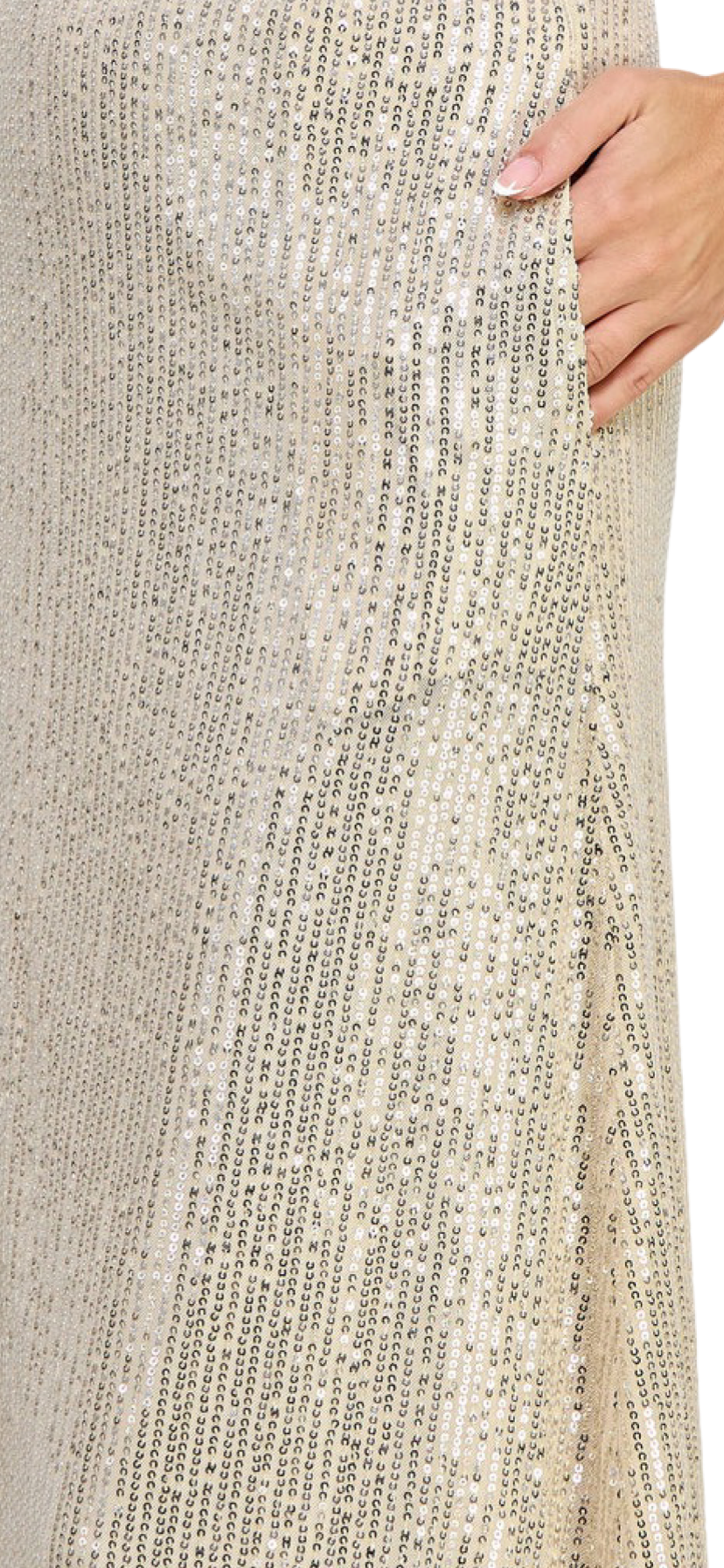 Apparel- Ellison Sequins Midi Skirt