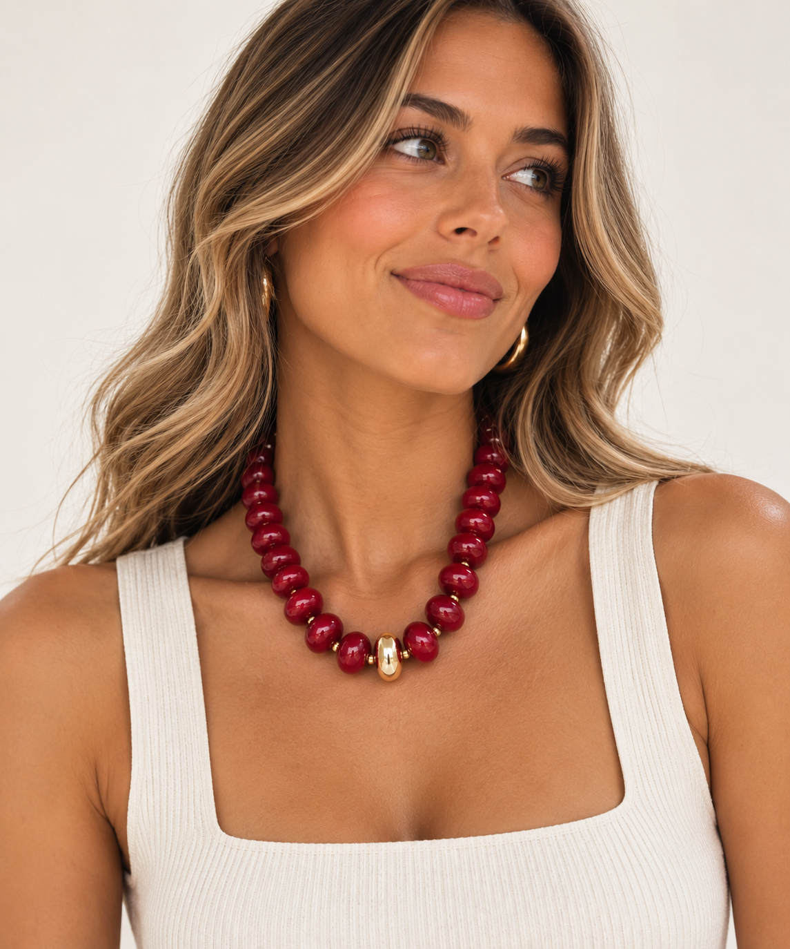 Necklaces- Beaded Resin Necklace