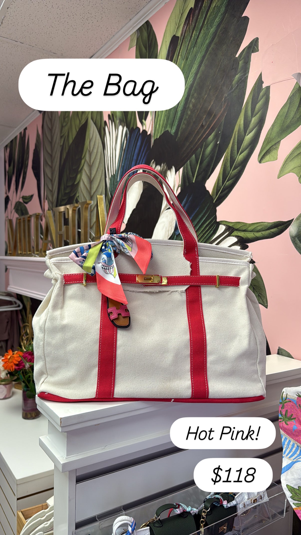 The Boatkin Structured Canvas Bag
