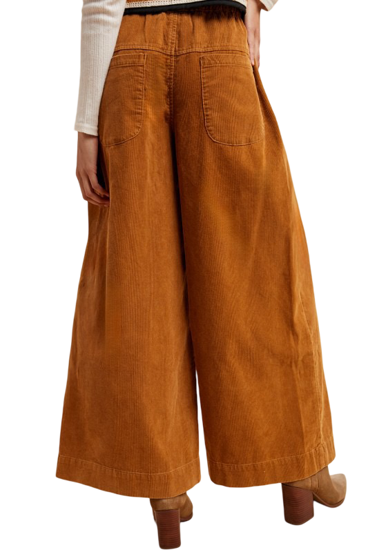 Apparel- Anniewear Mineral Wash Pin Tuck Corduroy Jean Pants