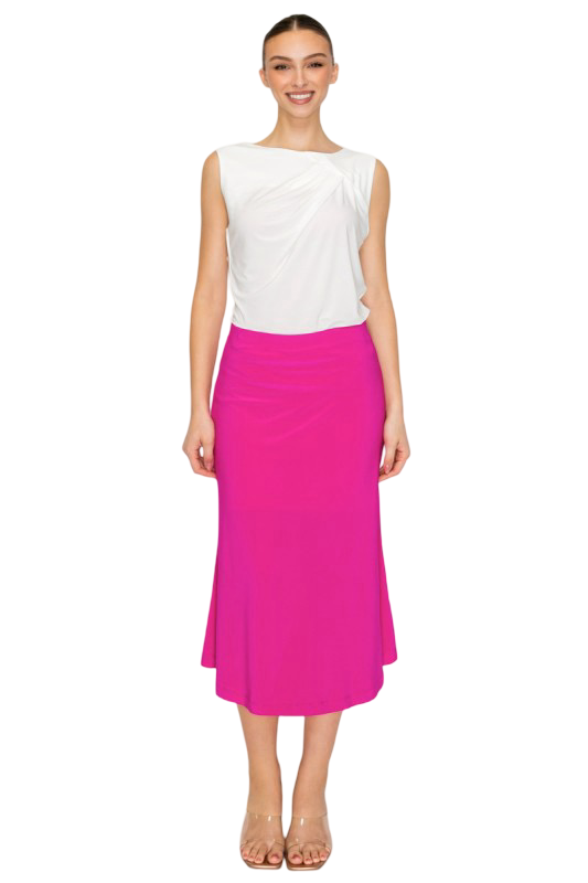 DNA Couture Knit Stretchable Midi Skirt