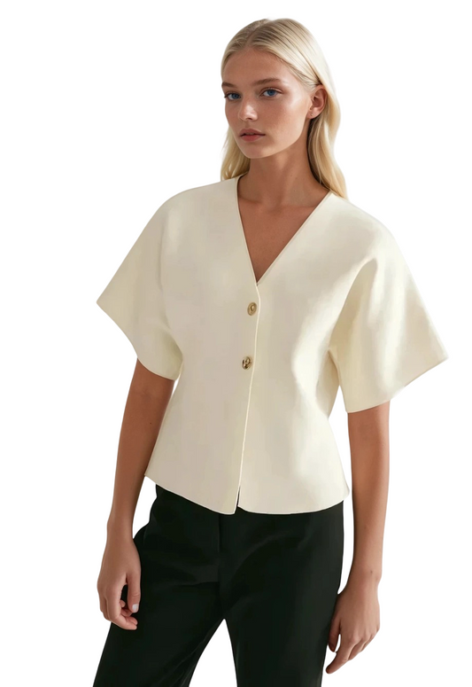 Apparel-Wisteria Lane Fine Knit V Neck Cardigan