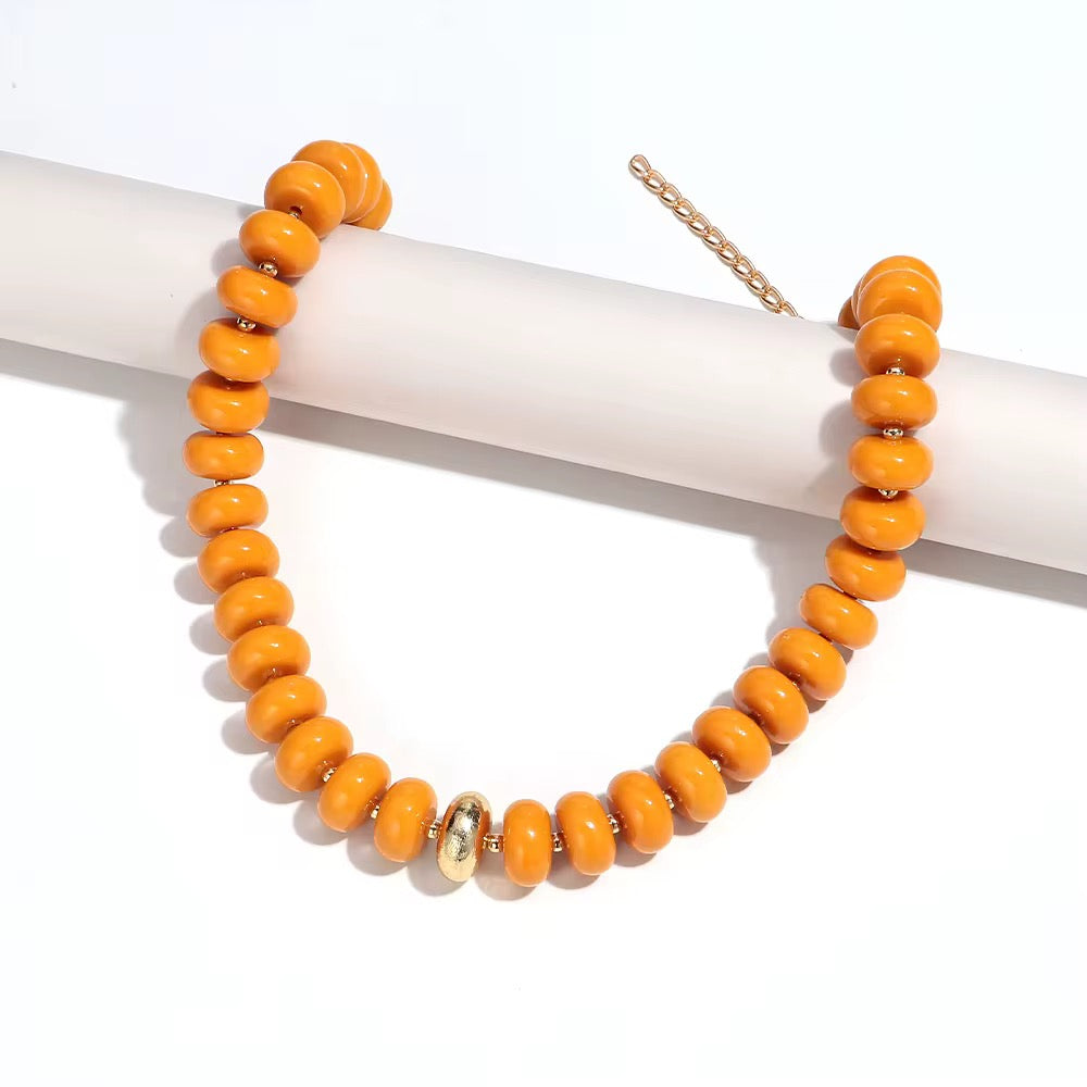 Necklaces- Beaded Resin Necklace
