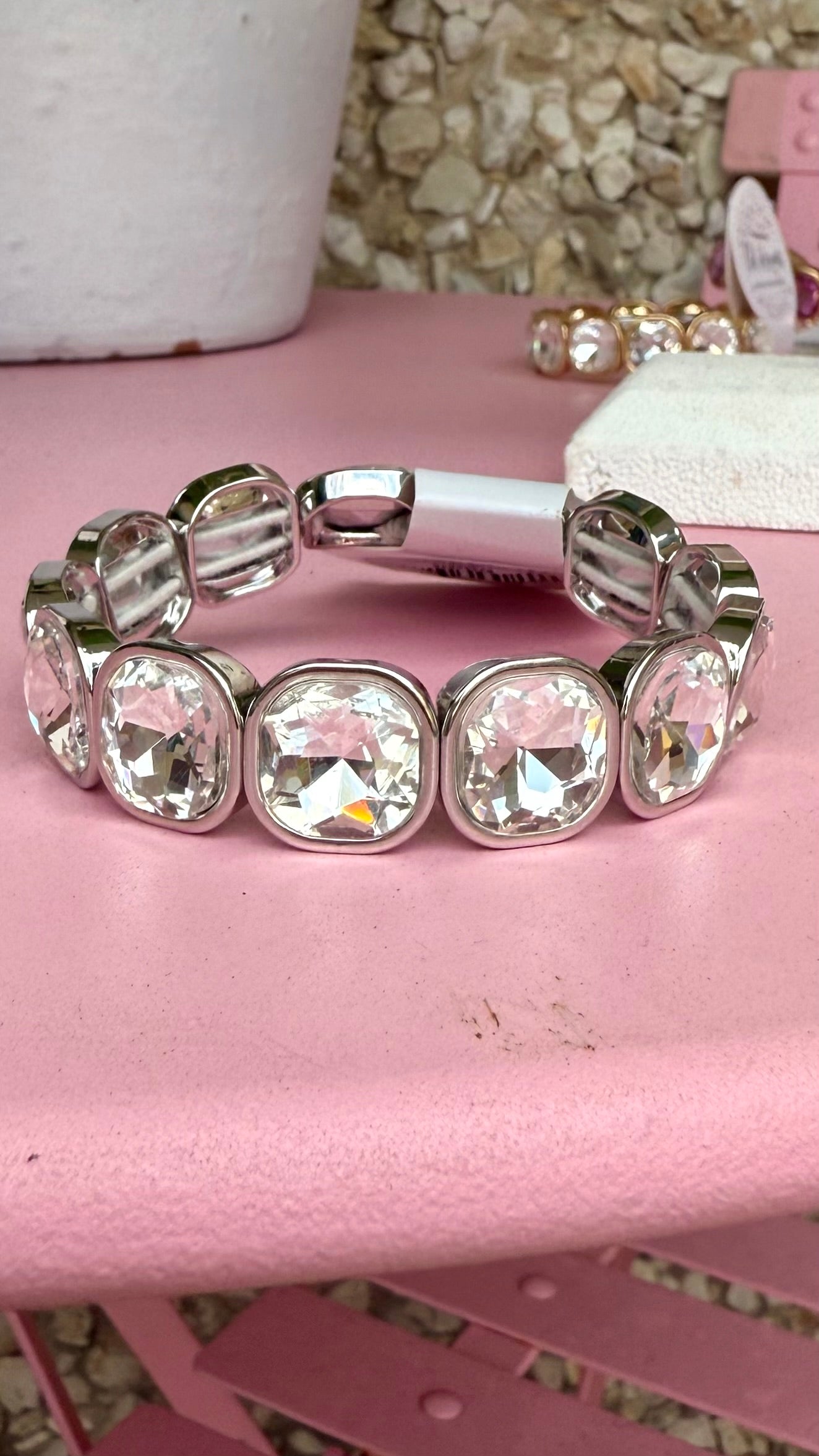Bracelets- M&E Bling Glam Jewel Bracelet