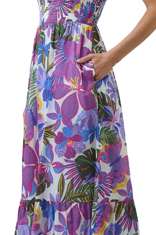 Apparel- Sugarlips Evern Tropics Tayla Midi Dress