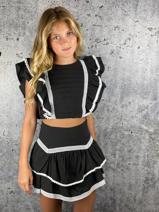 Girls- If So Pom Pom Skirts