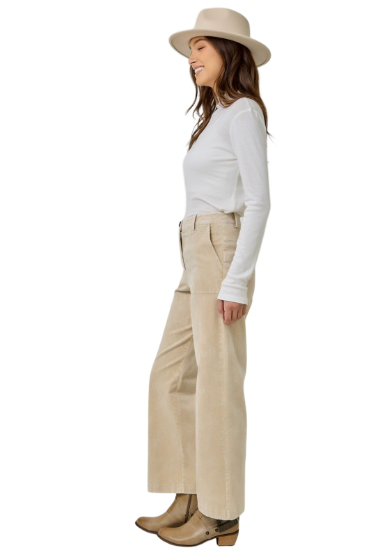 Mystree Washed Corduroy Trouser Pants