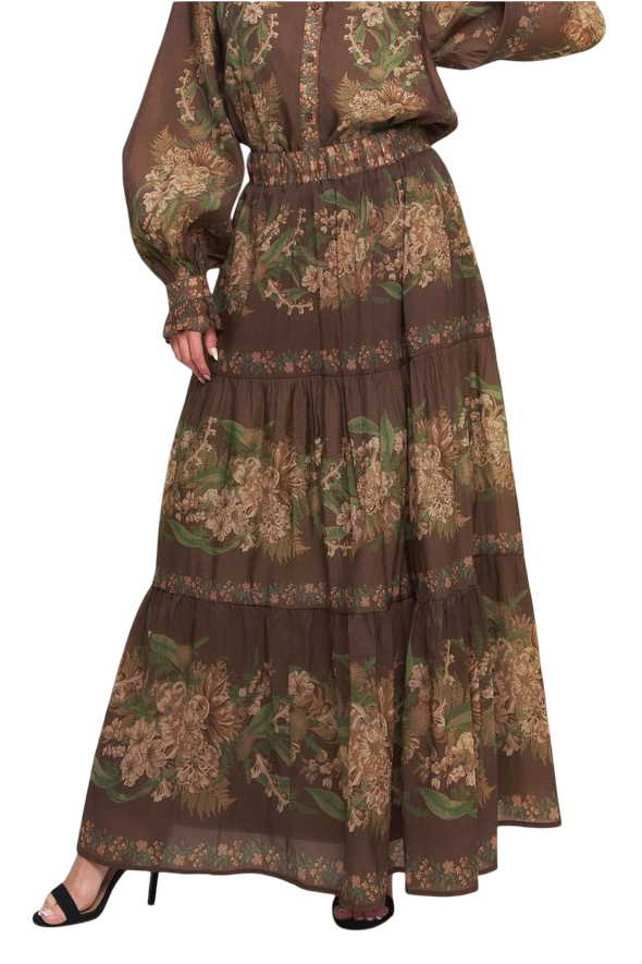 Apparel- Flying Tomato Floral Maxi Skirt