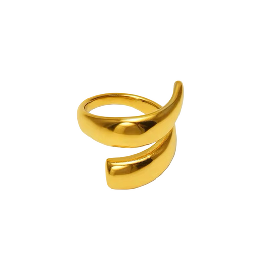 Rings- M&E Bling 18k GP Eternity Open Ring