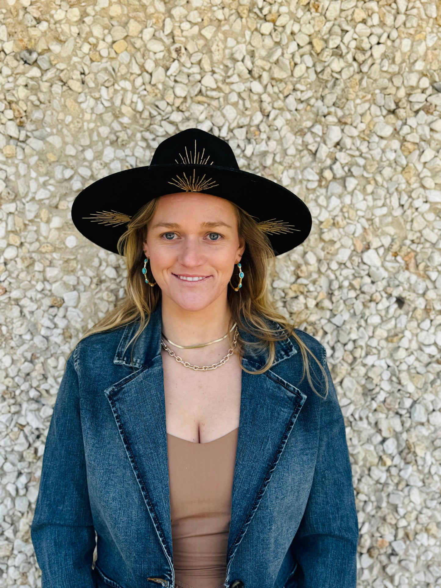 Hats- C.Shel Black Felt Hat