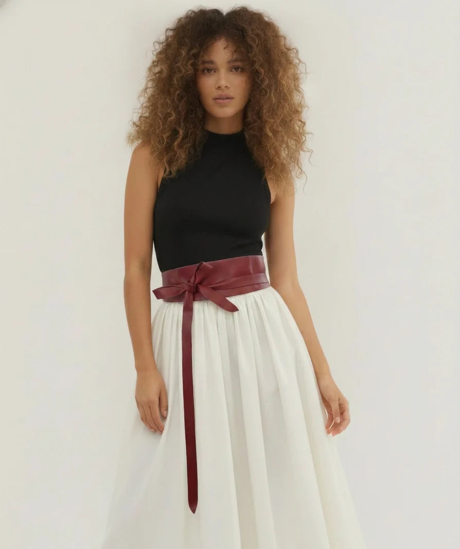 Belts- MW Leather Obi Wrap Belt