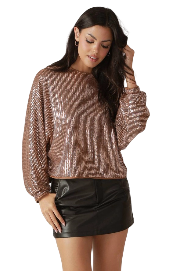 Apparel- Flying Tomato Sequin Top