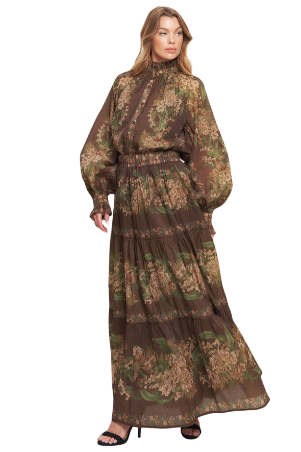 Apparel- Flying Tomato Floral Maxi Skirt