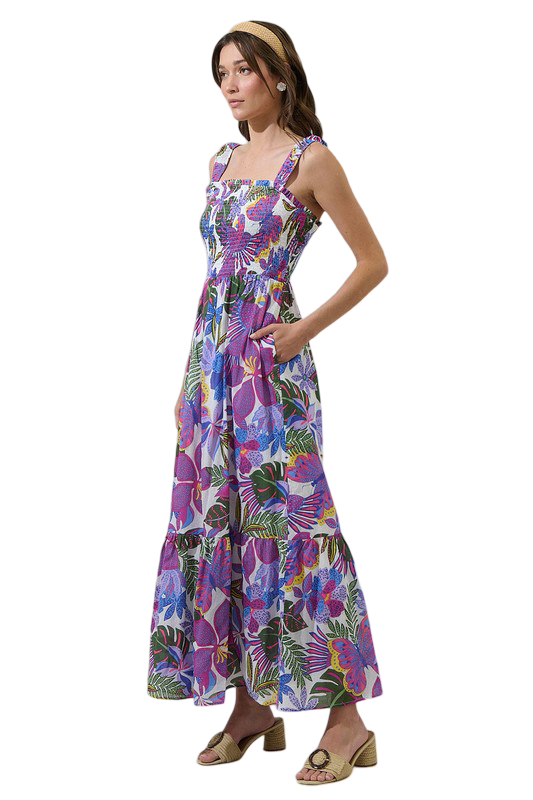 Apparel- Sugarlips Evern Tropics Tayla Midi Dress