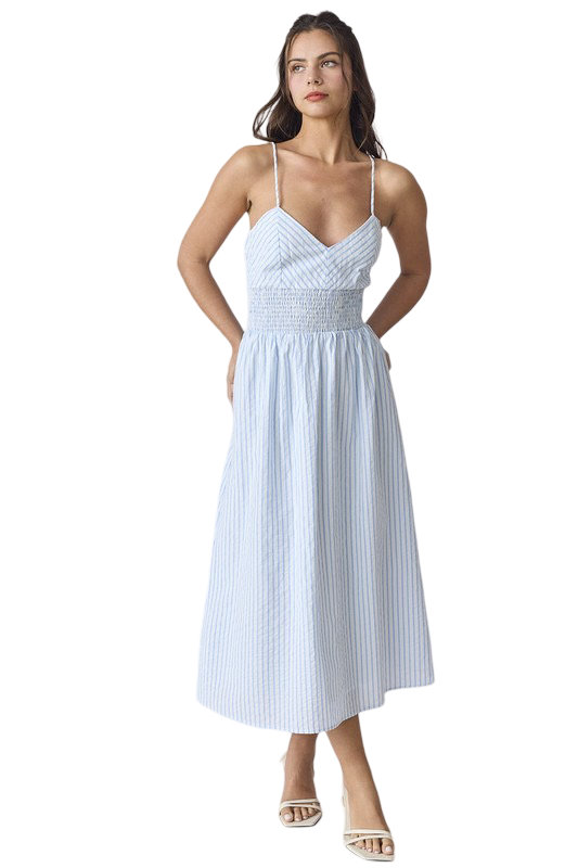 Apparel - Papermoon Candice Striped Midi Dress