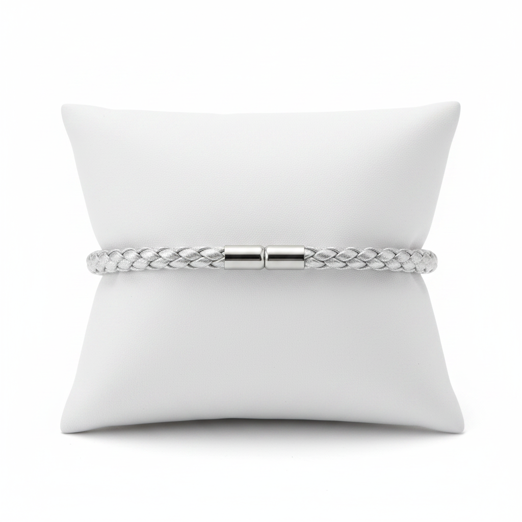 Keva Silver Braided Bracelets