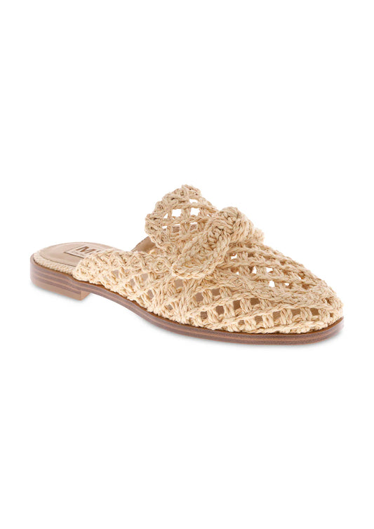 Shoes- MIA Layce Raffia Style slide Slipper Shoe