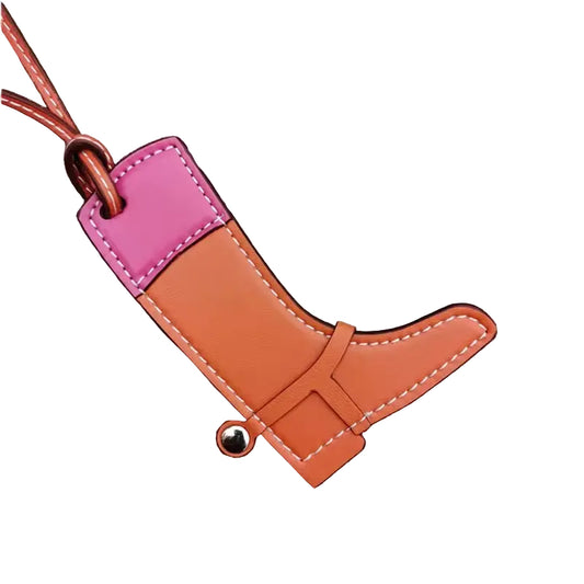 Handbags- M&E Bling Two Tone Riding Boot Purse Charm