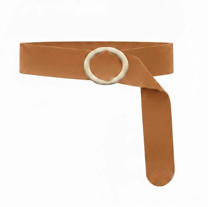 Belts- MW Soft Suede Wrap Belt with Buckle
