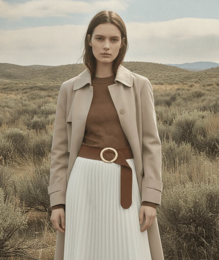 Belts- MW Soft Suede Wrap Belt with Buckle
