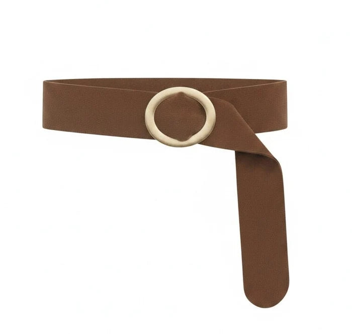 Belts- MW Soft Suede Wrap Belt with Buckle