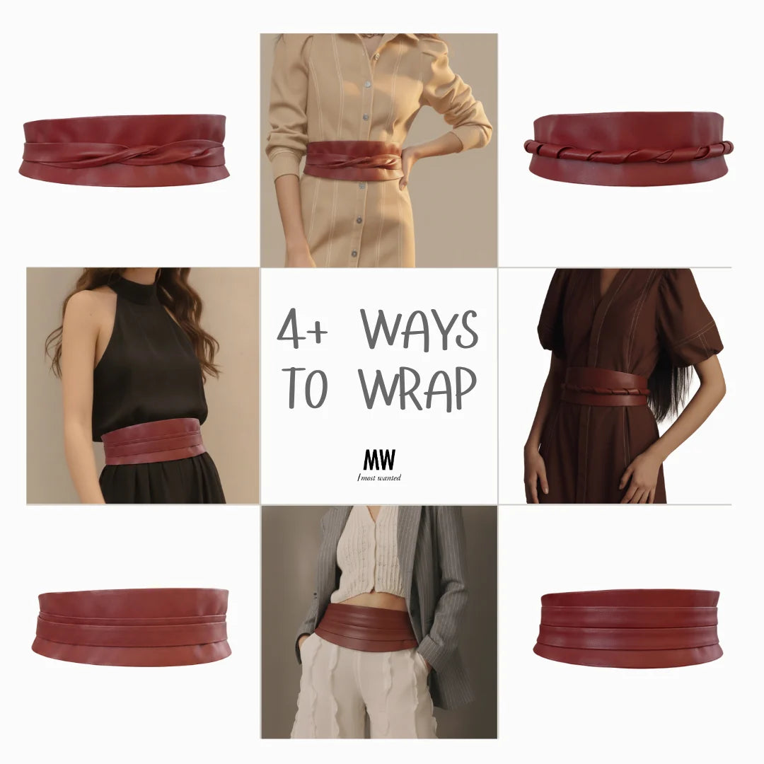 Belts- MW Leather Obi Wrap Belt