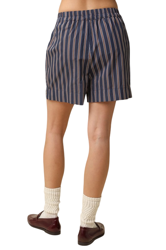Olivaceous Hunter Striped Lounge Shorts