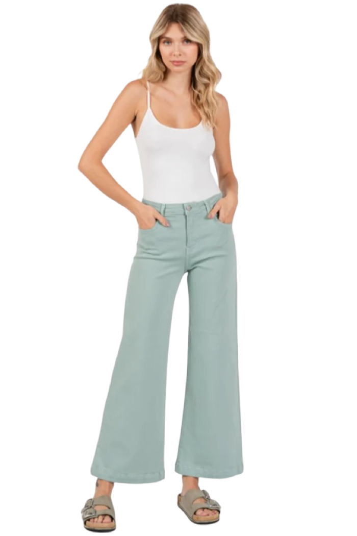 Apparel- Letter To Juliet Sophie Wide Leg Culotte Jeans
