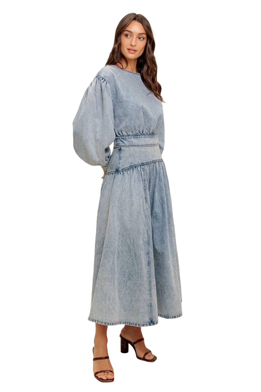 Apparel- Flying Tomato Acid Washed Denim Top