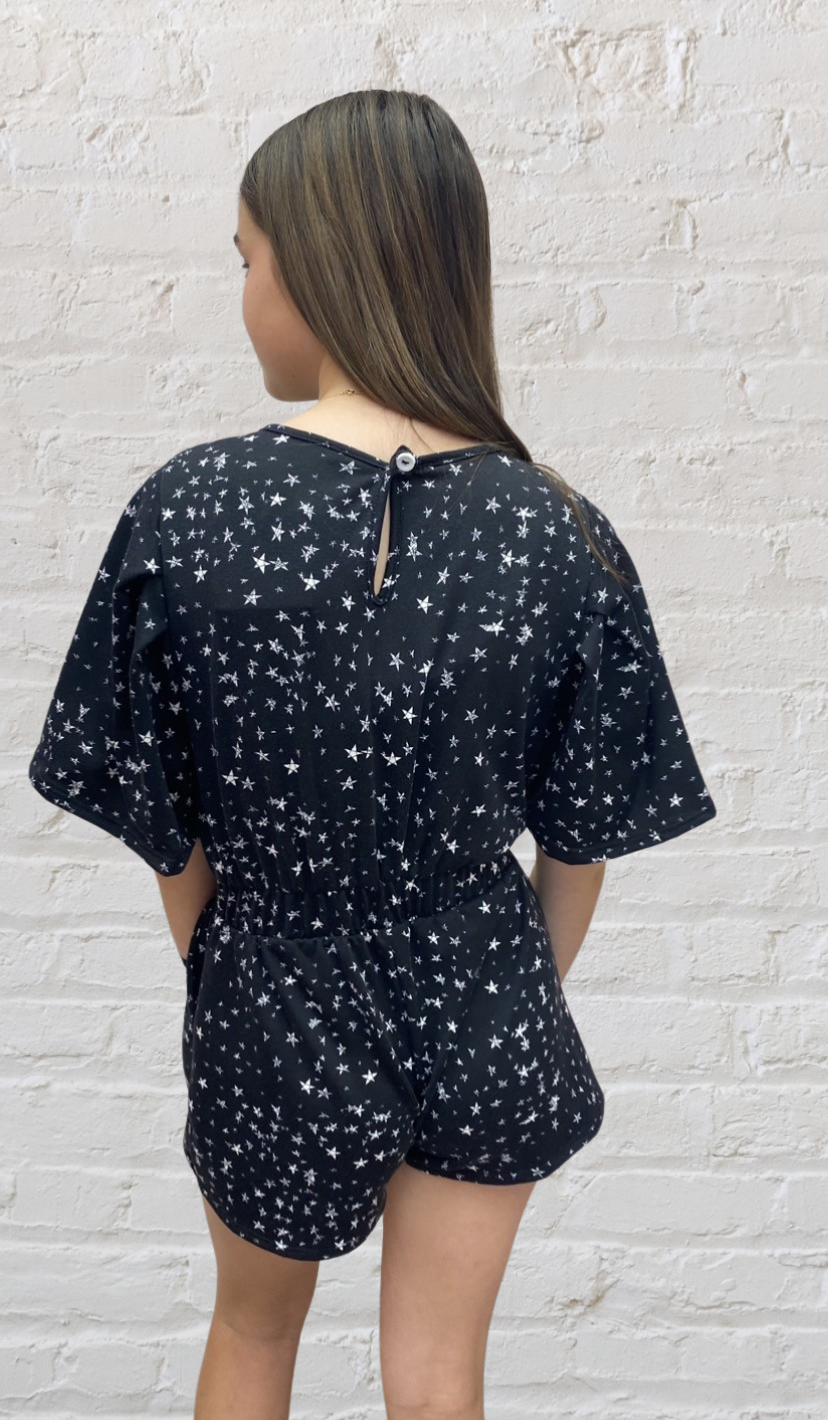 Girls- Erge Abstract Star Romper