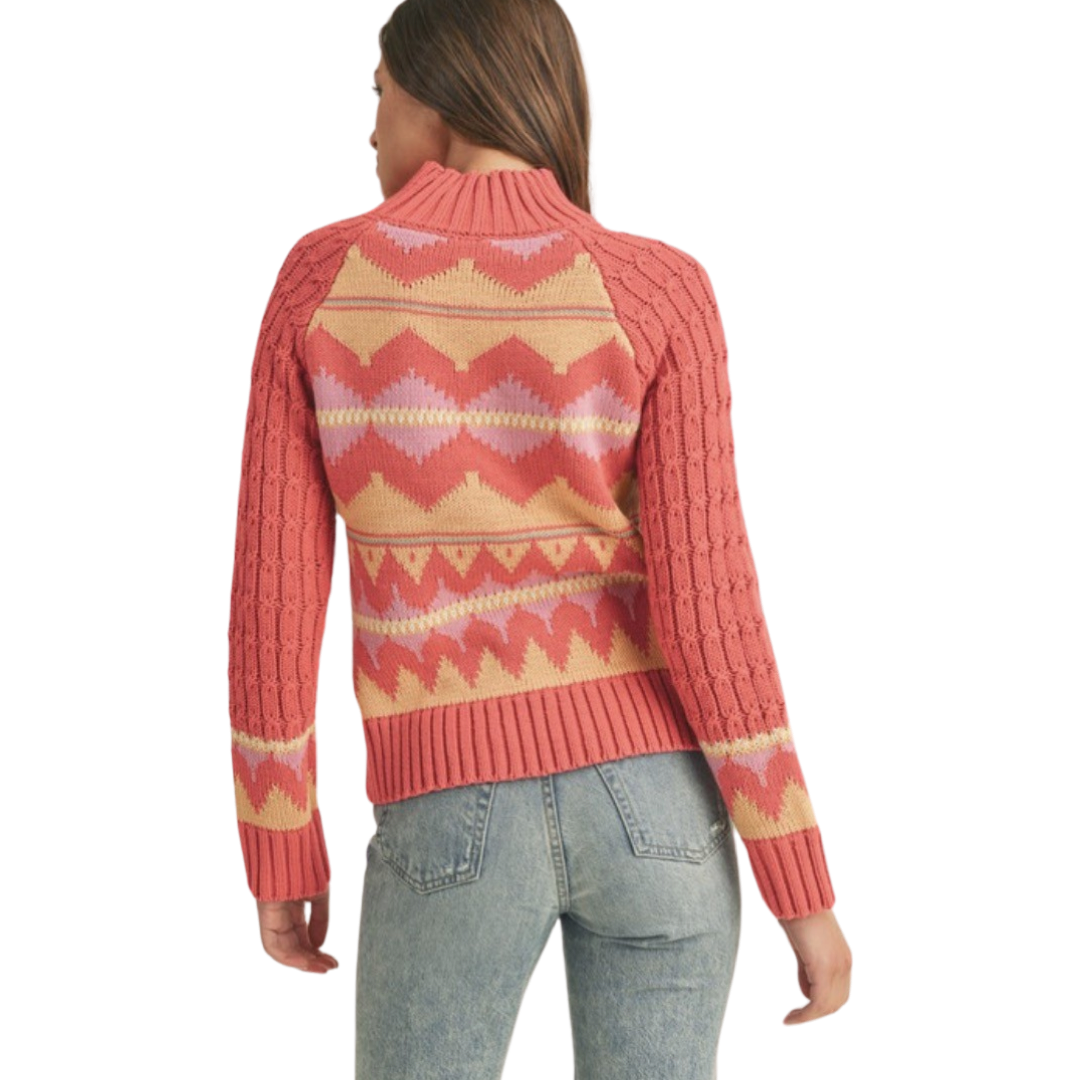 Apparel- En Merci Faire Isle Turtleneck Sweater