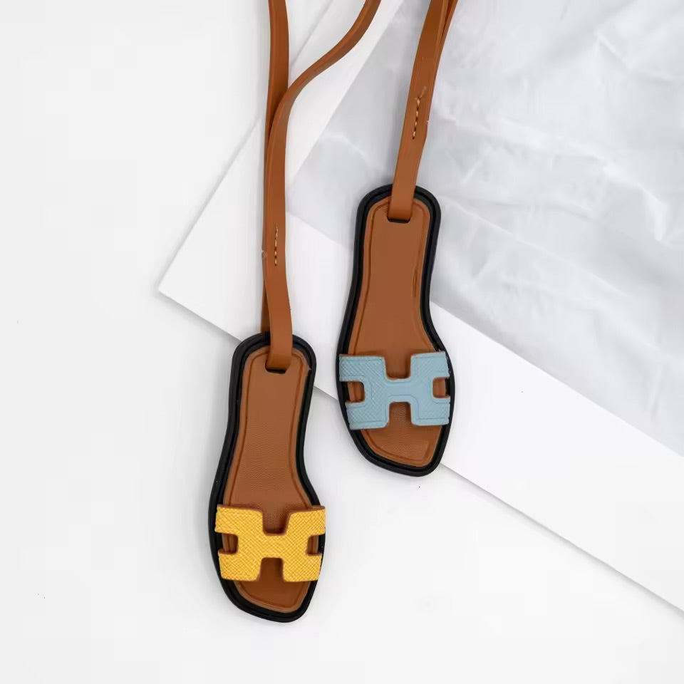 Handbags- M&E Bling Long H Sandal Purse Charm