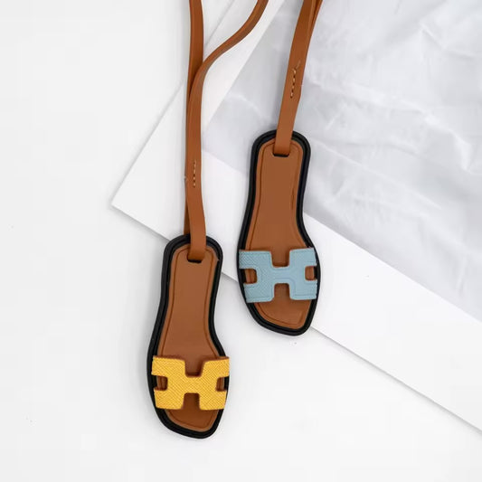 Handbags- M&E Bling Long H Sandal Purse Charm