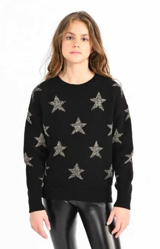 Girls-Mini Molly Bracken Knitted Star Sweater
