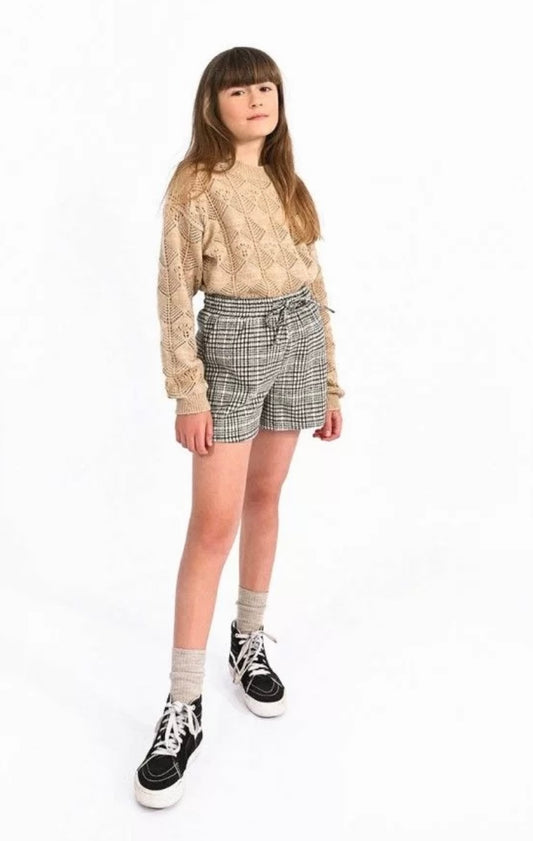 Girls-Mini Molly Bracken Woven Pattern Shorts