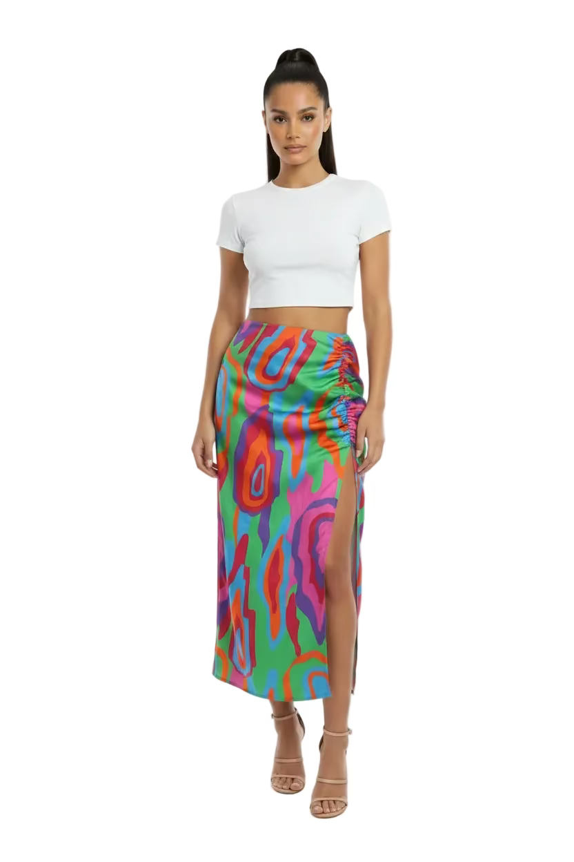 Dreamer Multi Color Maxi Skirt